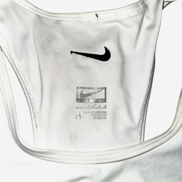 Nike White Racerback Tank - Picture 3 of 4
